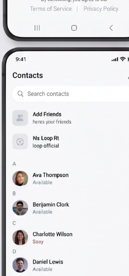 Loop contacts